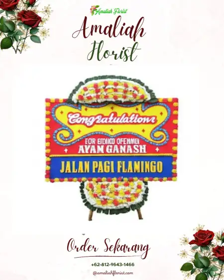 Sewa Papan Bunga Dumoga