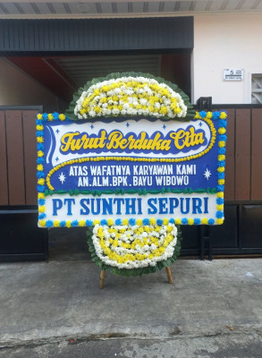Papan Bunga Duka di Dumoga