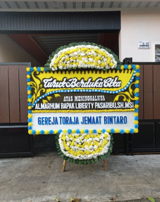 Papan Bunga Duka di Dumoga